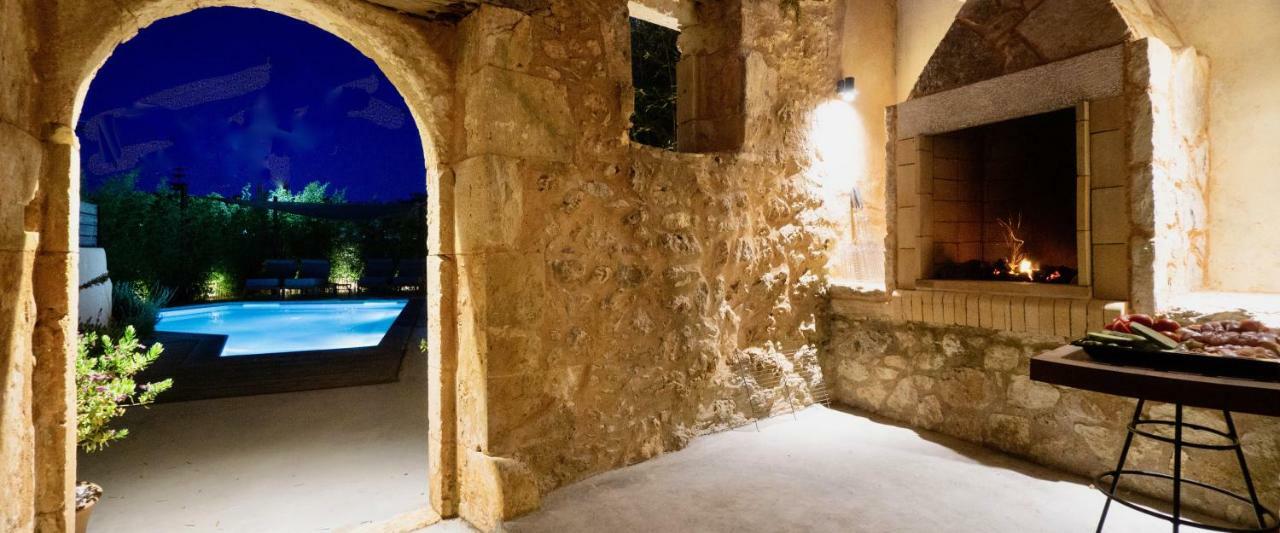 Almyrida Sands Luxury Stone Villa Xirosternion Luaran gambar
