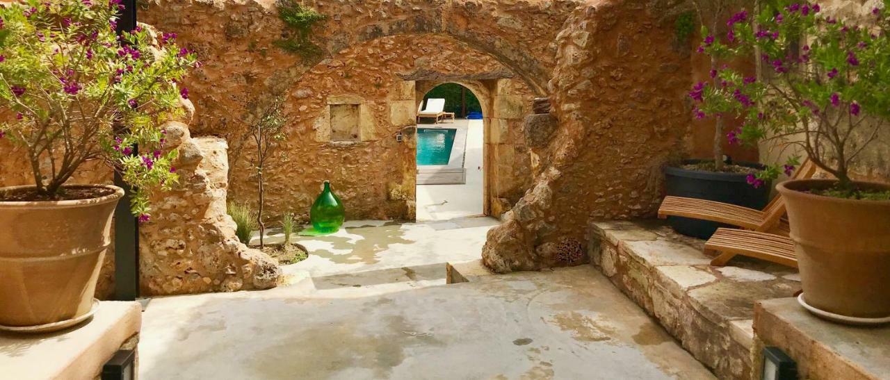 Almyrida Sands Luxury Stone Villa Xirosternion Luaran gambar